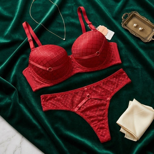 Azure Lattice Intimates Set - Arosha