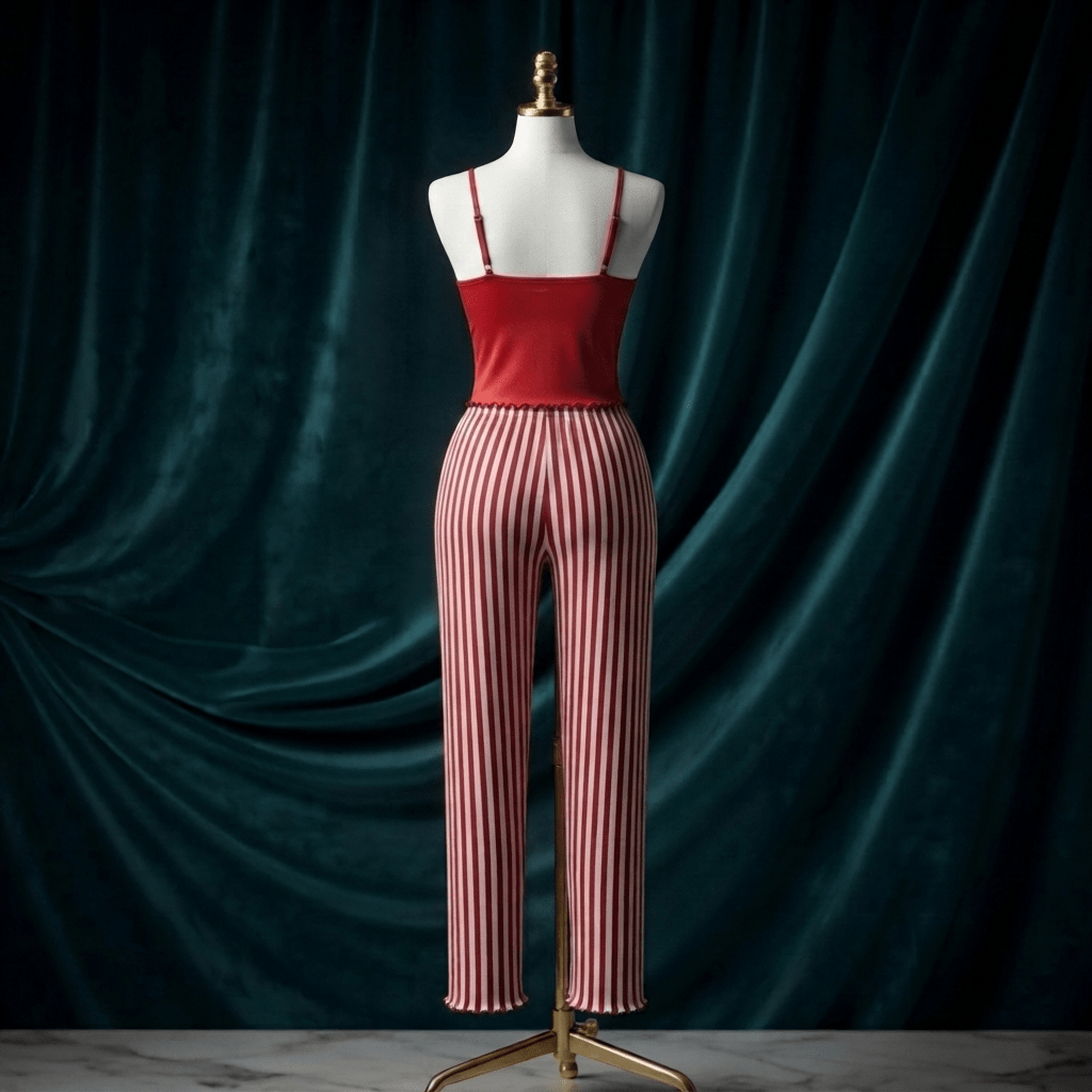 Popcorn Cami Pajama Set - Fun Lounge - Arosha