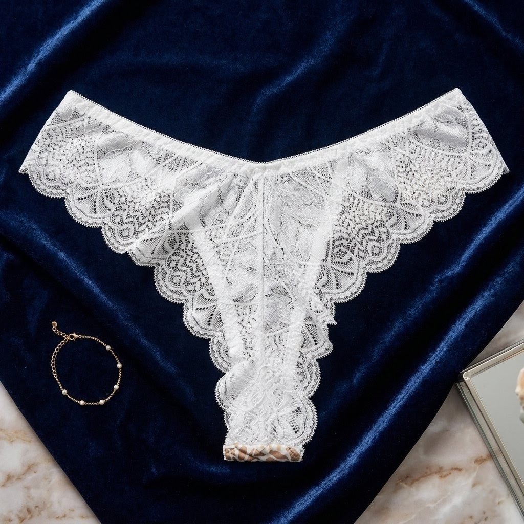 Radiant Floral Lace Signature Underwire Bra and Thong Lingerie Set - Arosha