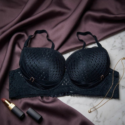 Aura Bloom: Sculpted Lace Intimate Set - Arosha