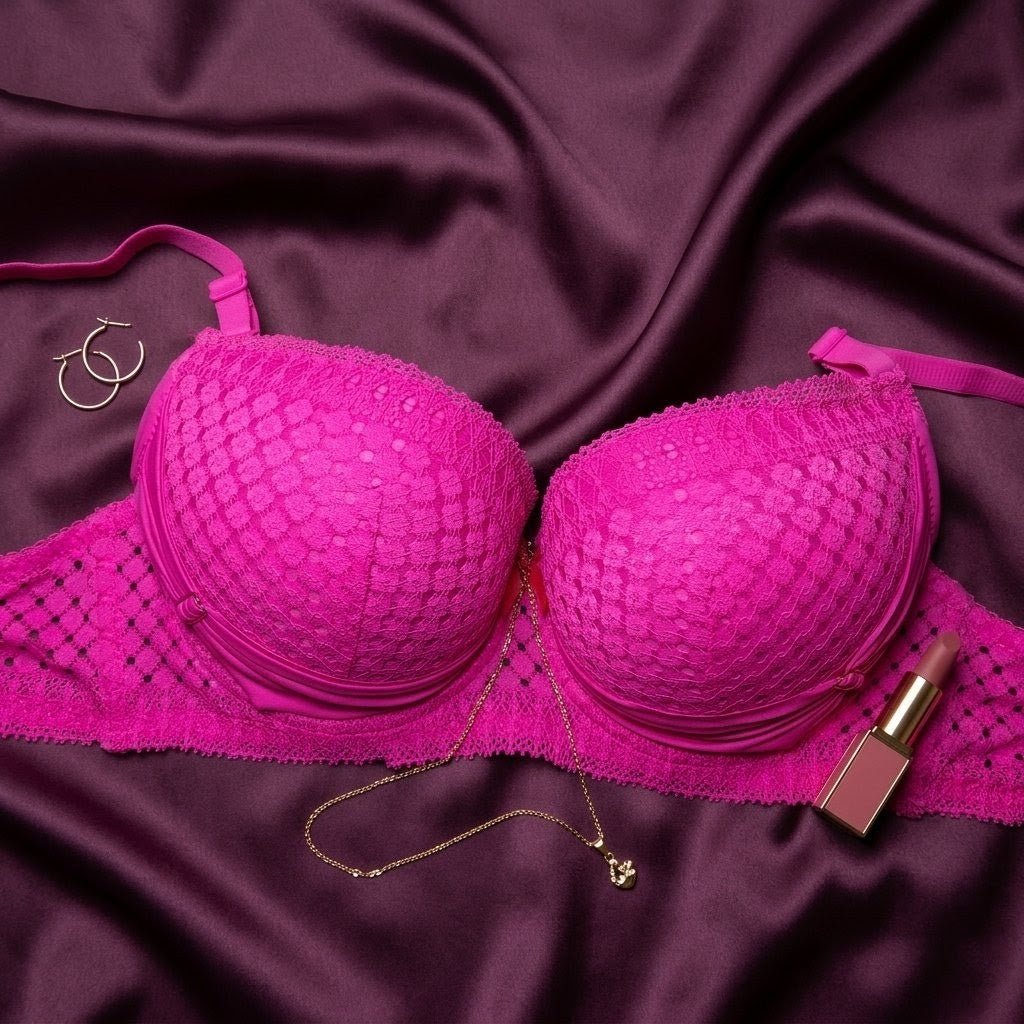 Aura Bloom: Sculpted Lace Intimate Set - Arosha