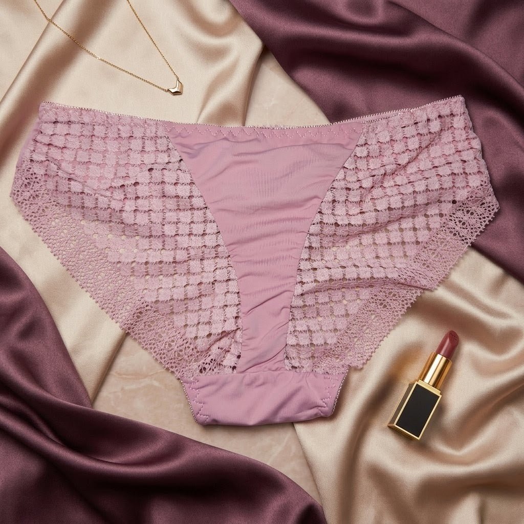 Aura Bloom: Sculpted Lace Intimate Set - Arosha