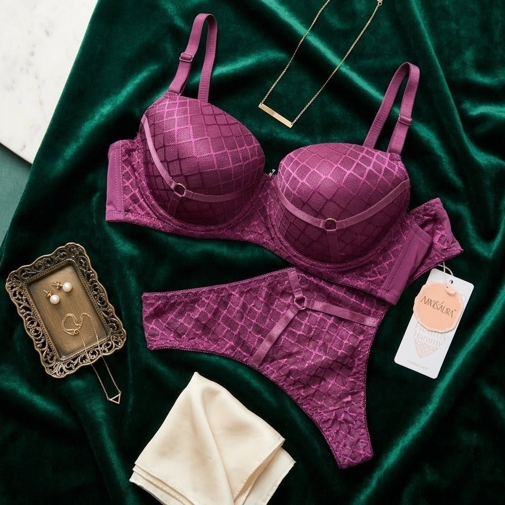 Azure Lattice Intimates Set - Arosha