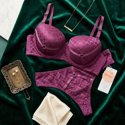 Azure Lattice Intimates Set - Arosha