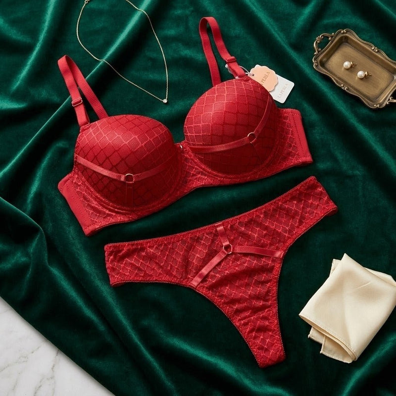 Azure Lattice Intimates Set - Arosha