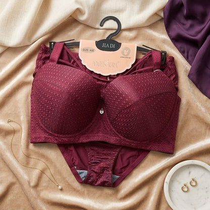 Grace Bloom Set – E Cup Bra & Panty - Arosha