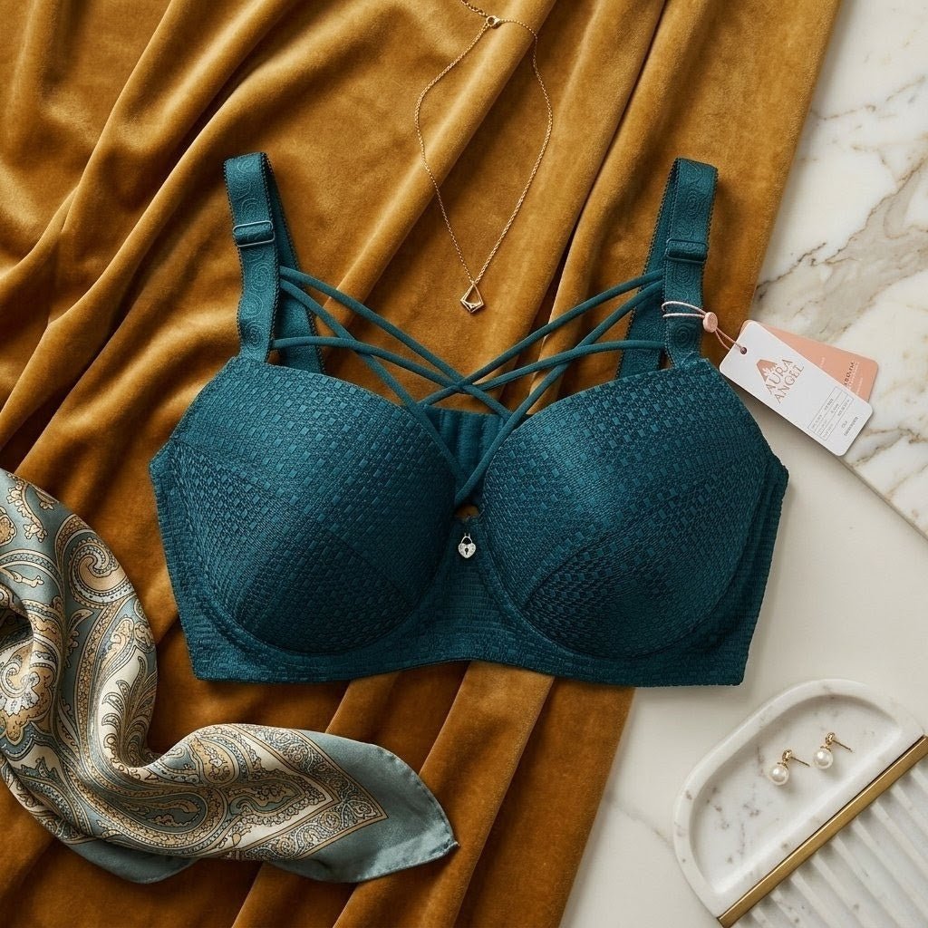 Grace Bloom Set – E Cup Bra & Panty - Arosha