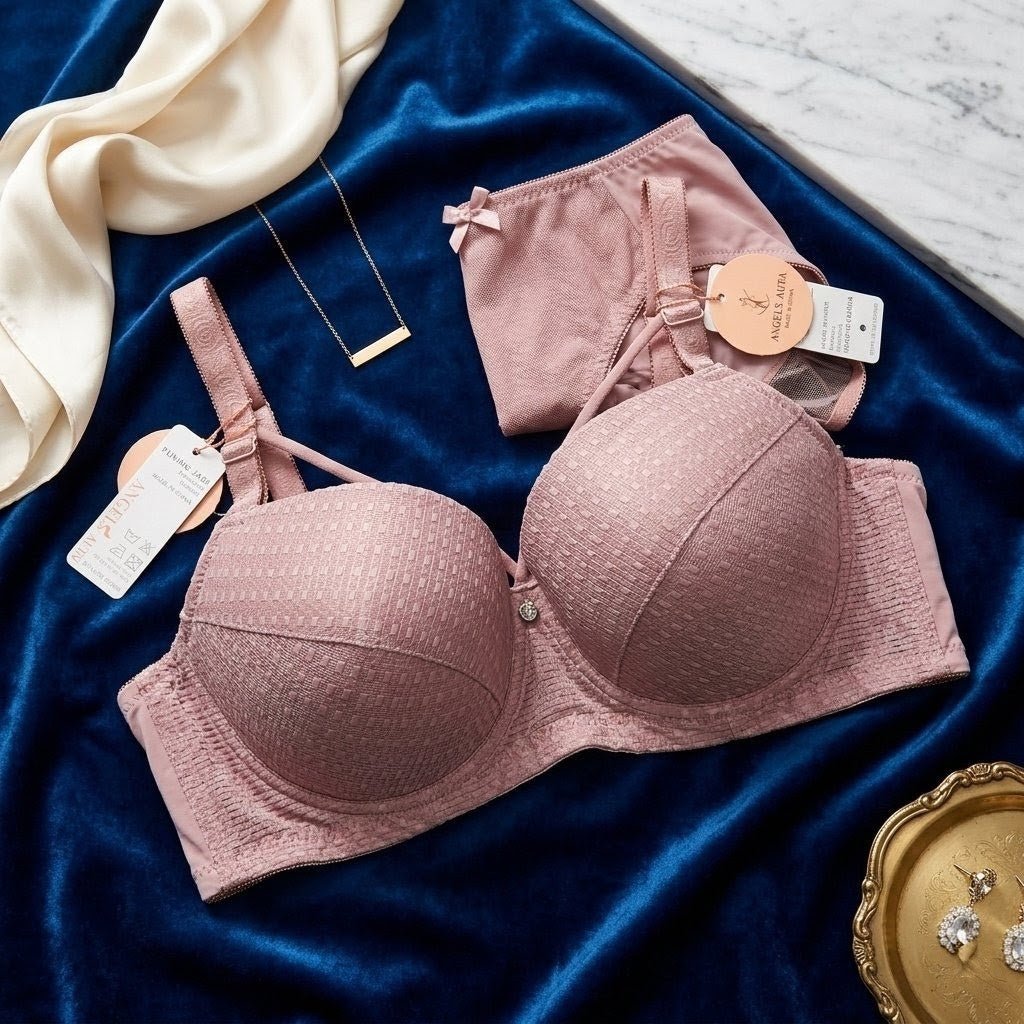 Grace Bloom Set – E Cup Bra & Panty - Arosha