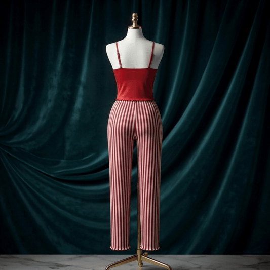 Popcorn Cami Pajama Set - Fun Lounge - Arosha
