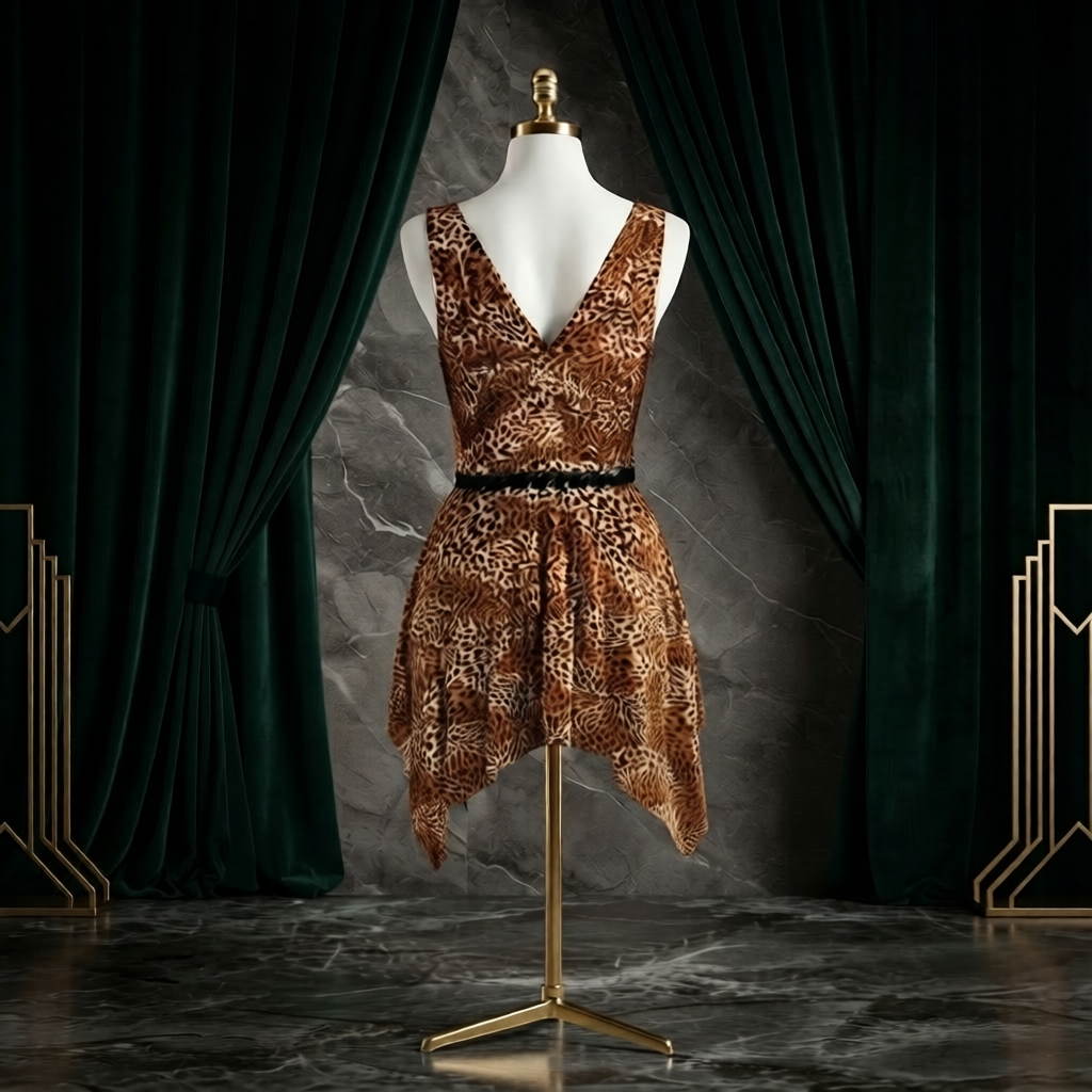 Leopard Lace Nighty - Soft Flare Look