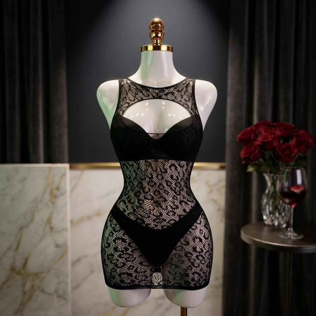 Signature Leopard Lace Sculpting Chemise