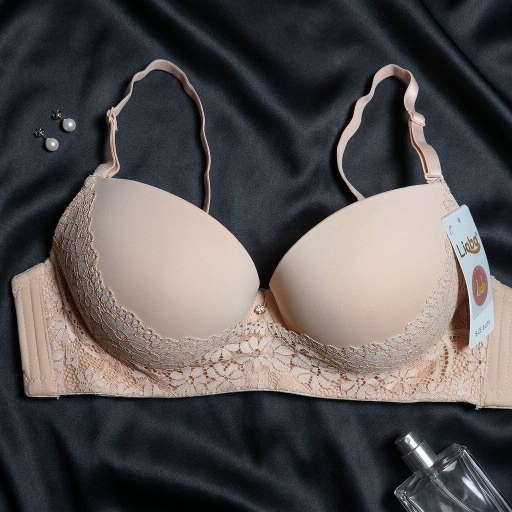 Signature Floral Lace Padded Contour Bra - Arosha