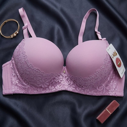 Signature Floral Lace Padded Contour Bra - Arosha
