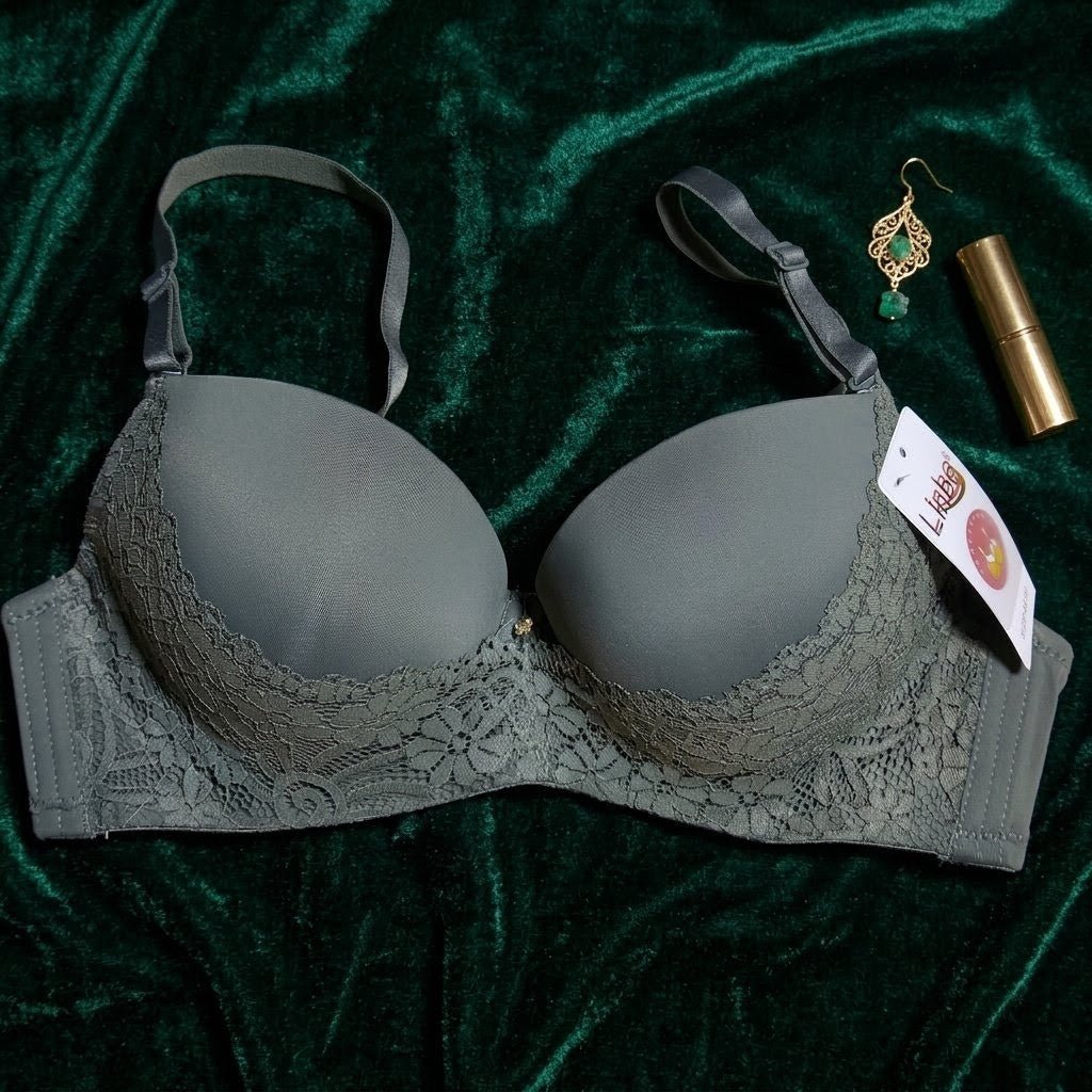 Signature Floral Lace Padded Contour Bra - Arosha
