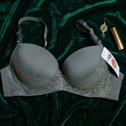 Signature Floral Lace Padded Contour Bra - Arosha