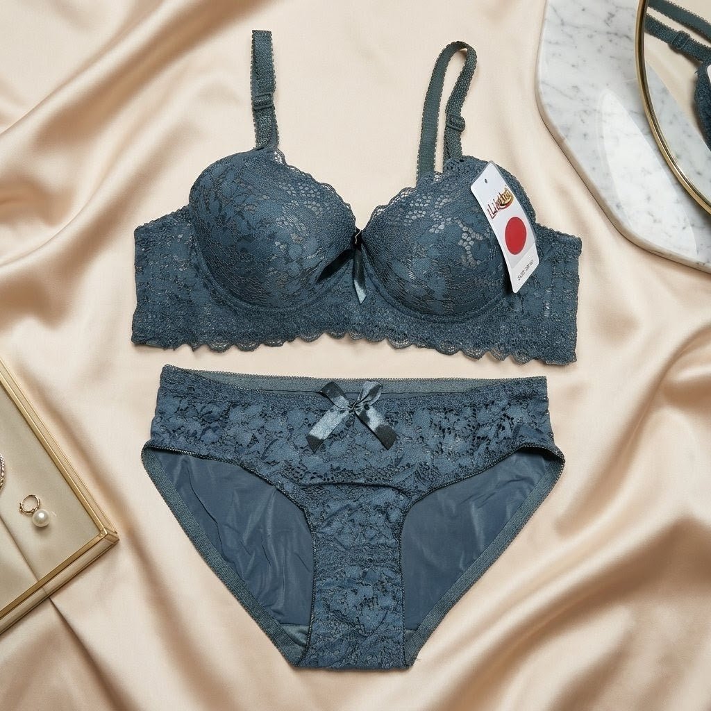 Signature Floral Lace Padded Set - Arosha