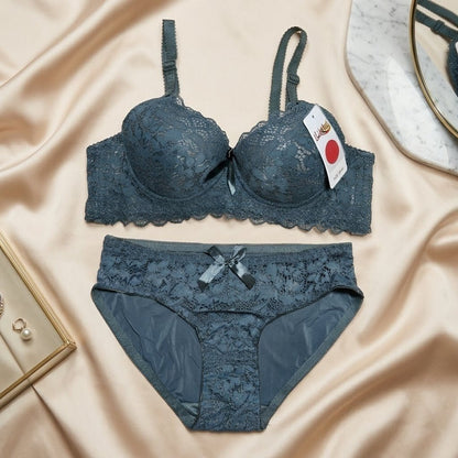 Signature Floral Lace Padded Set - Arosha