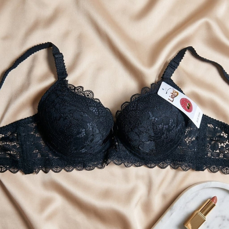Signature Floral Lace Padded Set - Arosha